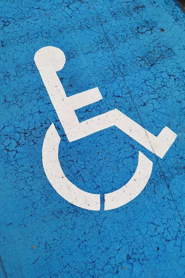Handicap Sign Blue